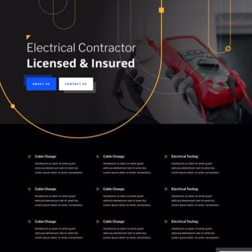 Фирмен сайт, сайт за услуги 21 sait gotov shablon 19 min