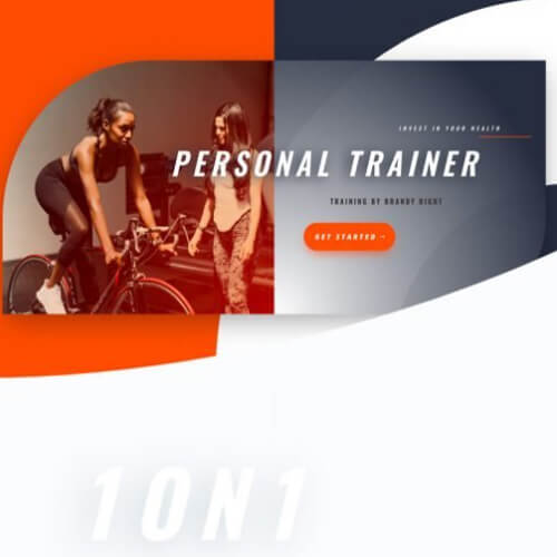 Фирмен сайт, сайт за услуги 20 shablon layouts site personal trainer