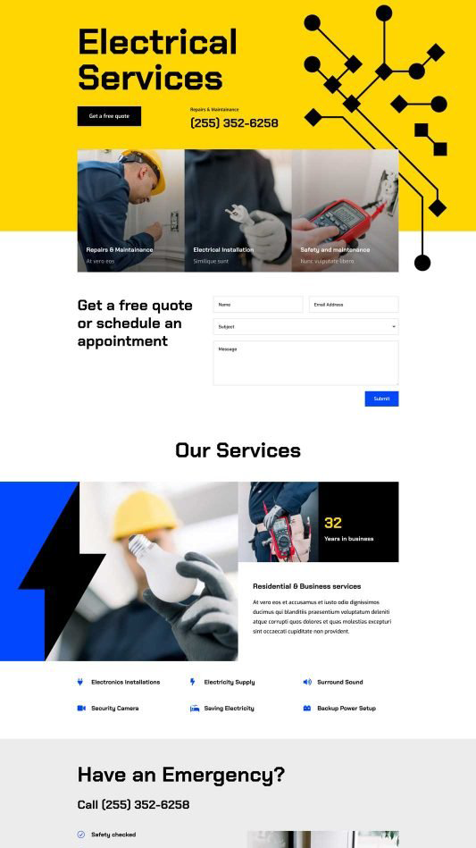 Изработка на сайт - Ел. Услуги 1 Изработка на сайт - Ел. Услуги