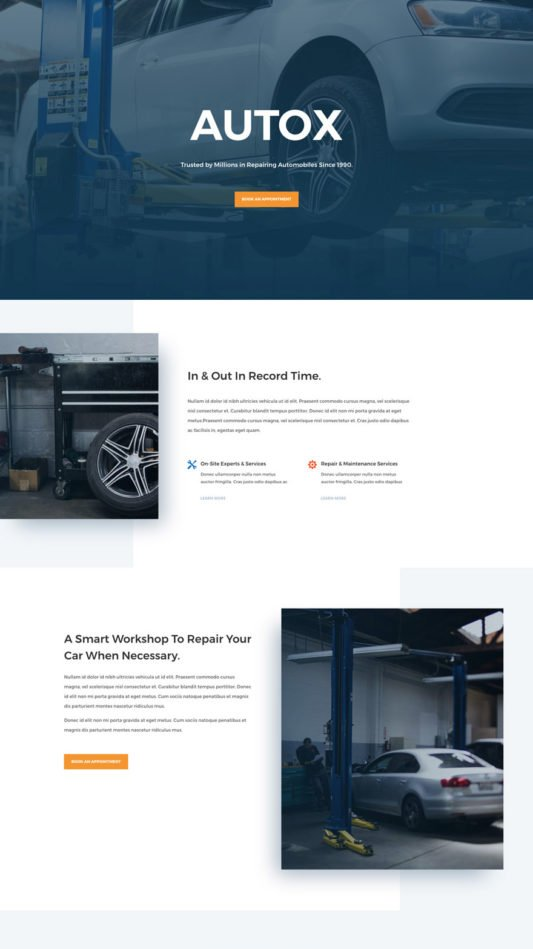 Изработка на сайт - Автосервиз 1 Изработка на сайт - Автосервиз
