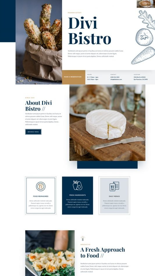 Изработка на сайт - Бистро 1 Изработка на сайт - Бистро