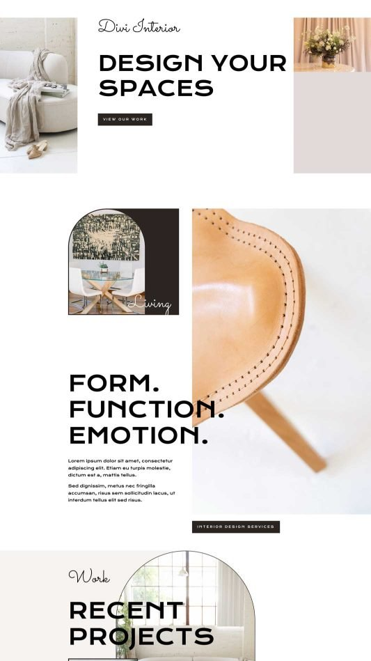 Изработка на сайт - Интериорен дизайнер 1 Изработка на сайт - Интериорен дизайнер