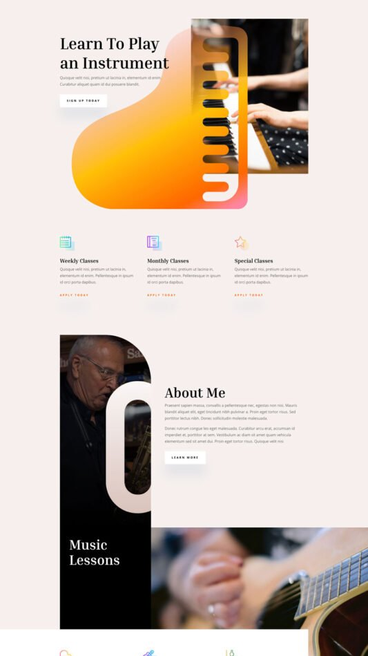 Изработка на сайт - Учител по музика 1 Изработка на сайт - Учител по музика